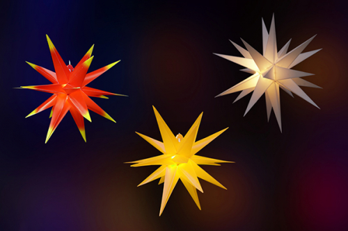 3D stars and Outdoor Star Lights