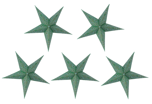 5 pcs. Paper ministers for fairy lights, 20 cm, foldable, set of 5` - design 16