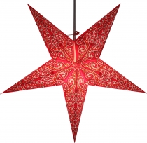 Foldable advent illuminated paper star, Christmas star 60 cm - Mo..