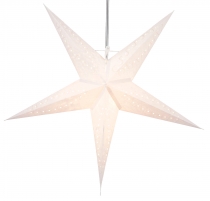 Foldable advent illuminated paper star, Christmas star 60 cm - Si..