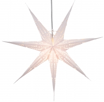 Foldable advent illuminated paper star, Christmas star 80 cm - Ar..