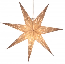 Foldable advent illuminated paper star, Christmas star 60 cm - Os..