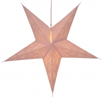 Foldable Advent illuminated paper star, Christmas star 60 cm - Pe..