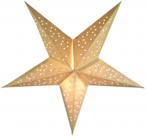 Foldable advent illuminated paper star, Christmas star 40 cm - Ta..