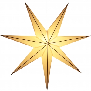 Foldable advent illuminated paper star, Christmas star 100 cm - Zelda