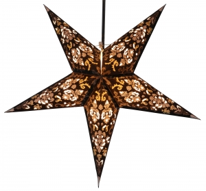 Foldable advent illuminated paper star, Christmas star 60 cm - Pluto